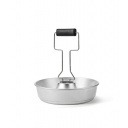 Uchwyt do podnoszenia piekarnika Omnia, wys. 23 cm, stal nierdzewna, srebrny – Omnia