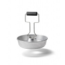 Uchwyt do podnoszenia piekarnika Omnia, wys. 23 cm, stal nierdzewna, srebrny – Omnia