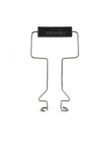 Uchwyt do podnoszenia piekarnika Omnia, wys. 23 cm, stal nierdzewna, srebrny – Omnia