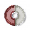 Zestaw foremek silikonowych dzielonych do Omnia (6 szt.: 2 połówki + 4 ćwiartki), wielokolorowy – Omnia