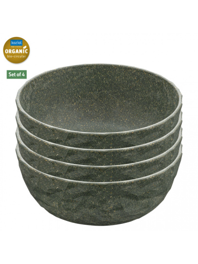 Zestaw misek CLUB szary 4 szt. - Koziol