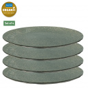 Zestaw talerzy CLUB szary 4 szt. - Koziol