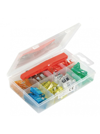 Zestaw bezpieczników płytkowych standard 12/32 V, 80 szt. - Lampa