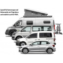 Bagażnik rowerowy na dyszel SD260 2 rowery przesuw - EUFAB