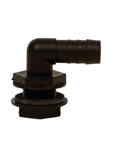 Króciec przelotowy 3/4" pod wąż 25 mm (PP) - Lilie