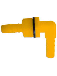 Przelotka grodziowa kątowa do instalacji wody w kamperze - Lilie