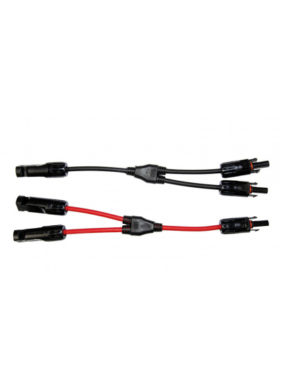 Zestaw kabli do podłączenia solar 2 x 4 m - Lilie