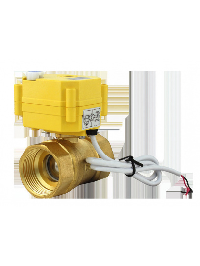 Elektryczny zawór kulowy 1 1/4" do systemu Ø40 mm (12 V) - Lilie