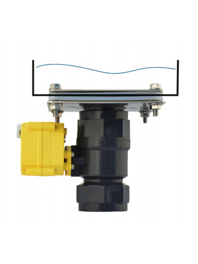 Elektrozawór kulowy Ø40 mm do zbiornika (12 V, przełącznik 4-polowy) - Lilie