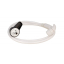 Prysznic zewnętrzny czarny + wąż prysznicowy 150 cm - Lilie