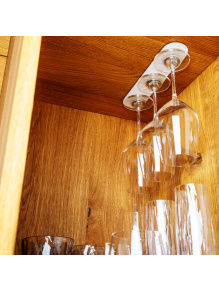 Listwa metalowa samoprzylepna 25 cm, taśma 3M, biała – Silwy