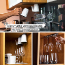 Listwa metalowa samoprzylepna 25 cm, taśma 3M, czarna – Silwy