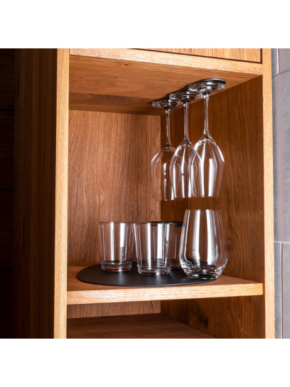 Listwa metalowa samoprzylepna 25 cm, taśma 3M, czarna – Silwy