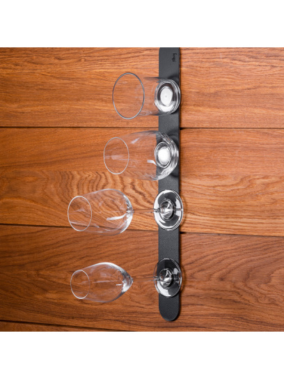 Listwa metalowa samoprzylepna 50 cm, taśma 3M, czarna – Silwy