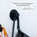 Podkładka metalowa SUPERSTRONG z taśmą 3M, średnica ok. 8 cm – Silwy