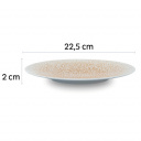 Magnetyczne talerze APRICOT 2 szt., porcelana – Silwy