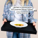 Magnetyczne talerze białe 2 szt., porcelana – Silwy