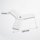 Zestaw magnetyczny do kanapek Sandwich 5 szt., szary – Silwy