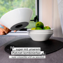 Magnetyczne miseczki porcelanowe 0,4 l 2 szt., białe – Silwy