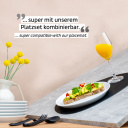 Magnetyczne talerze porcelanowe 23 cm 2 szt., białe – Silwy