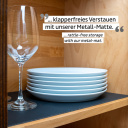 Magnetyczne talerze porcelanowe 23 cm 2 szt., białe – Silwy