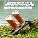 Magnetyczne szklanki plastikowe BEER 0,5 l 2 szt., transparentne – Silwy