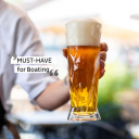 Magnetyczne szklanki plastikowe BEER 0,5 l 2 szt., transparentne – Silwy