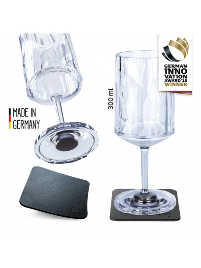 Magnetyczne szklanki WEIN do podróży 300 ml 2 szt. – Silwy