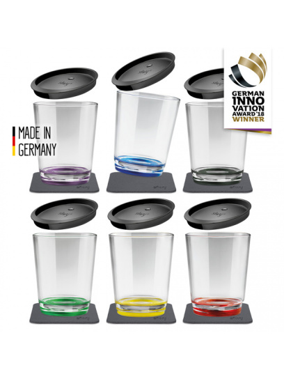 Magnetyczny kubek do picia MULTICOLOUR wielokolorowy – Silwy