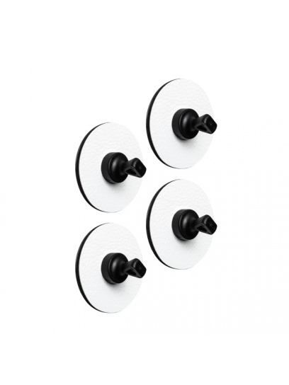 Magnetyczne haczyki FLEX do organizacji wnętrza 4 szt. białe – Silwy