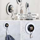 Magnetyczny haczyk THE ONE z podkładką Nano-Gel Ø 6,5 cm biały – Silwy