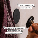 Magnetyczny haczyk THE ONE z podkładką Nano-Gel Ø 6,5 cm czarny – Silwy