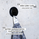 Zawieszka magnetyczna CLEVER do ręczników czarna – Silwy