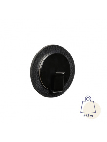 Zawieszka magnetyczna CLEVER do ręczników czarna – Silwy