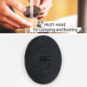 Podkładki Magnet Nano-Gel Ø 7,5 cm czarne 4 szt. – Silwy