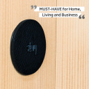 Podkładki Magnet Nano-Gel Ø 7,5 cm czarne 4 szt. – Silwy