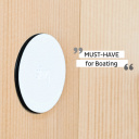 Podkładki Magnet Nano-Gel Ø 6,5 cm białe 4 szt. – Silwy