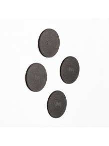 Podkładki Magnet Nano-Gel Ø 6,5 cm czarne 4 szt. – Silwy