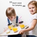 Magnetyczne kubki PEARL GREY do podróży 2 szt. szare – Silwy