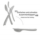 Sztućce kompaktowe 3-in-1 TRICKY stal nierdzewna – Silwy