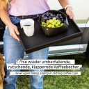 Kubek TO GO z rączką do napojów czarny – Silwy