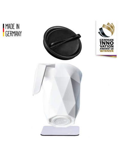 Kubek TO GO z rączką do napojów czarny – Silwy