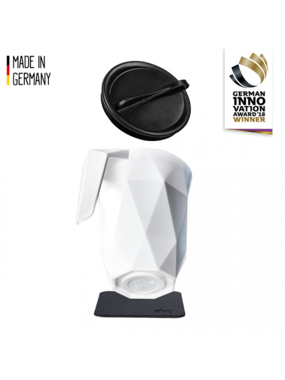 Kubek TO GO z rączką do napojów biały – Silwy