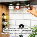 Magnetyczny słoik na żywność 125 ml czarny – Silwy