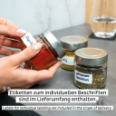 Magnetyczny słoik na żywność 125 ml czarny – Silwy