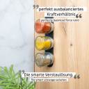 Magnetyczny słoik na żywność 125 ml czarny – Silwy