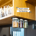 Magnetyczny pojemnik szklany Fine Food 192 ml czarny – Silwy