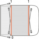 Markiza nadmuchiwana Newburg 160 AIR (drive-away), szara – Outwell