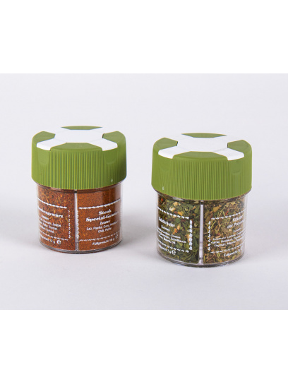 Pojemnik na przyprawy 4-komorowy turystyczny