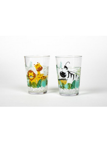 Szklanki do picia z motywem Safari SAN 250 ml 2 szt. - Camp4